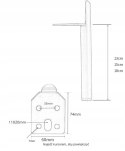 Metalowe Nogi Komody Sofa Nóżki Meblowe 4 Szt ZŁOTE