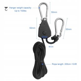 Pulley Rope Ratchet - Linka zapadkowa z haczykiem